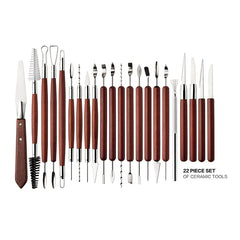 Pottery Clay Tools 35pcs Set DIY Polymer Carving Clay Kit