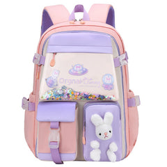 Primary School Girl Backpack Lightweight Spine Protection And Load-reducing Bags