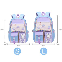 Primary School Girl Backpack Lightweight Spine Protection And Load-reducing Bags