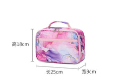 Print Backpack 2pcs Set Waterproof Girls Kid School Backpack With Lunch Bag Set