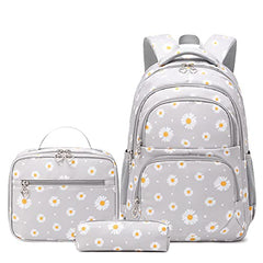 3pcs Backpack Set Printed Backpacks With Lunch Pack Pencil Case