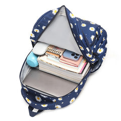 Prints Schoolbag Backpack 3pcs Set with Lunch Bag Large Capacity Bookbag