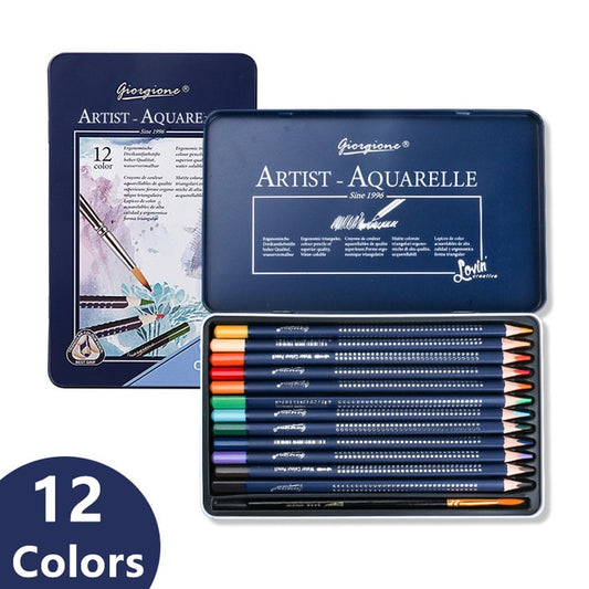 Professional Water Soluble Watercolor Pencil Set