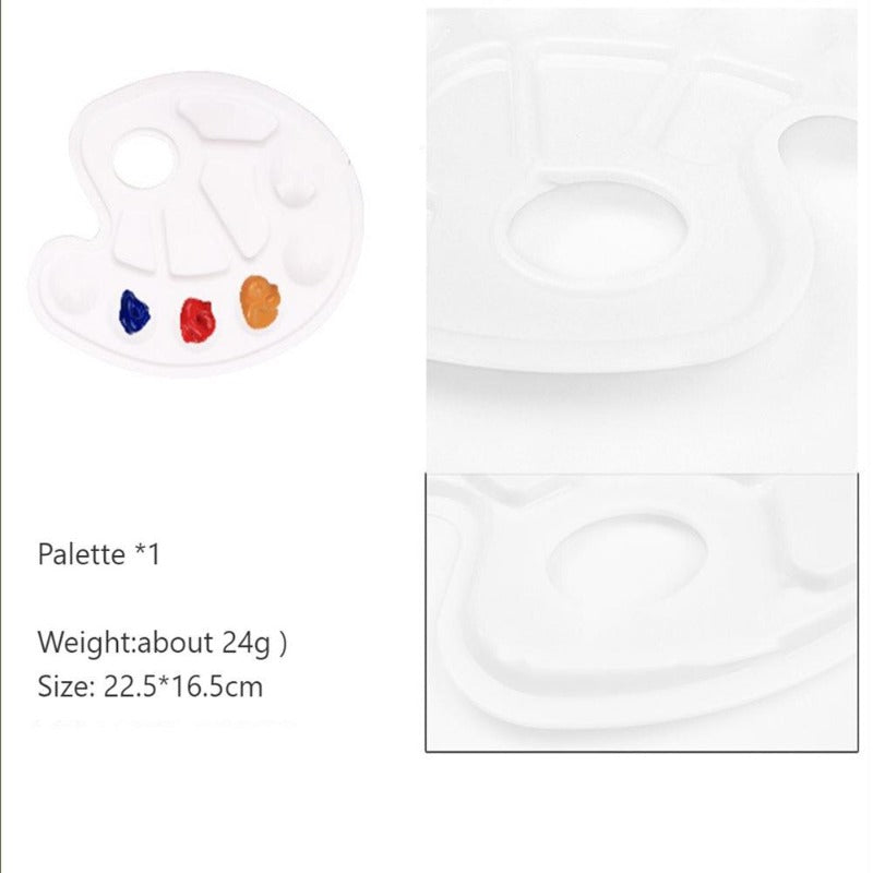 1 set Acrylic Art Paint Set 24 Color Aluminum Tube Paint Hand-painted Wall Painting 12ml DIY Waterproof Paint Set Kids Painting Tool Set