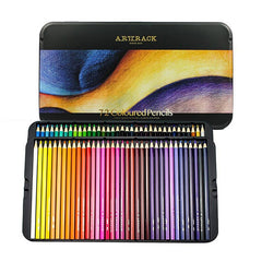 72 Colors Premium Oil Based Colored Pencils With Metal Box Set