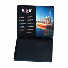 24 Colors Wood Colored Pencils With Tin Box Oil Color Pencil Set