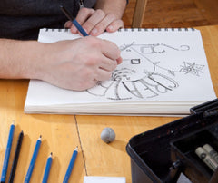 100 Pages A5 Size Professional Writing and Painting Book