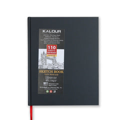 Art Sketchbook 2 Pack 8"x11" 110 Sheets 220 Pages 68 lb 100 Gsm Paper Sketch and Draw Book Pad With Hard Cover