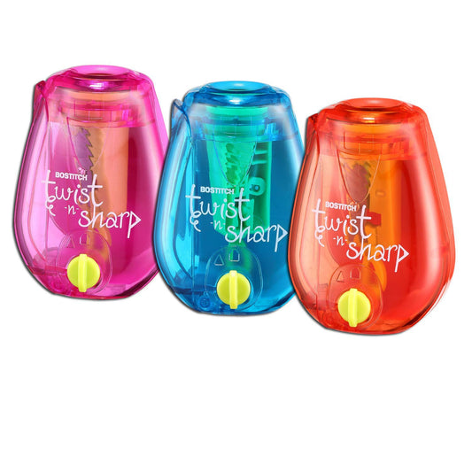 3-Pack Set Twist-N-Sharp Manual Pencil Sharpener