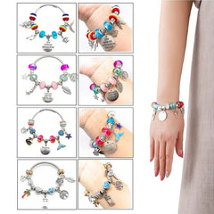 Unicorn Charm Beaded Bracelets Set DIY Jewelry Making Kit - honeylives