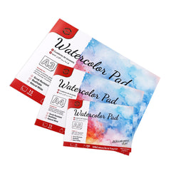 Watercolor Book Medium Rough Grain 300g 15 Sheets Graffiti Sketch Watercolor Painting Watercolor Drawing Paper