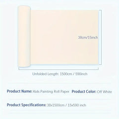 1 Tabletop Easel Paper Roll Kids Drawing Paper