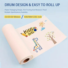 1 Tabletop Easel Paper Roll Kids Drawing Paper