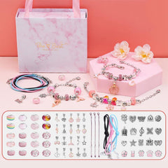 DIY Crystal Bracelet Set with Jewelry Gift Box