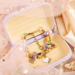 Gold Cartoon DIY Children's Bracelet Sets Women's Beaded Bracelet