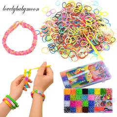 Colorful Loom Rubber Bands Kit, DIY Rainbow Rubber Bands Twist Band Set, Rubber Bands Bracelet Making Kit 1500 Rubber Bands with 32 Colours for Children Crafting Friendship Bracelet Weaving