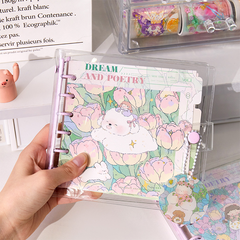 New Loose Leaf PVC Square Notebook