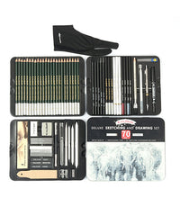 70 Pcs Drawing and Sketch Pencil Set