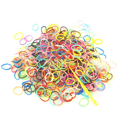 Colorful Loom Rubber Bands Kit, DIY Rainbow Rubber Bands Twist Band Set, Rubber Bands Bracelet Making Kit 1500 Rubber Bands with 32 Colours for Children Crafting Friendship Bracelet Weaving