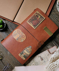 Travel Note Vintage PU Leather Bullet Journal