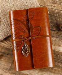 Autumn Atmosphere Vintage Leather Bullet Journal