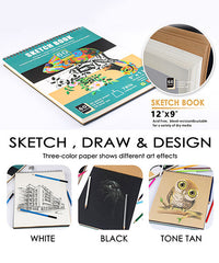 50 Pcs Drawing and Sketch Pencil Set