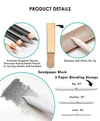 50 Pcs Drawing and Sketch Pencil Set