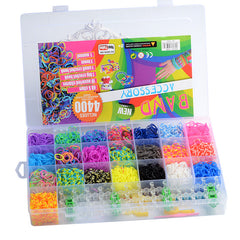 4400pcs DIY Rubber Band Woven Bracelet Kit