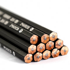 50 Pcs Log Writing HB Sketch Pencil Set