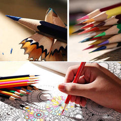 72 Colored Pencils Set, Colored Pencil for Adult Coloring and Drawing, Kids Indoor Activity Art Tools at Home, Gift for Children