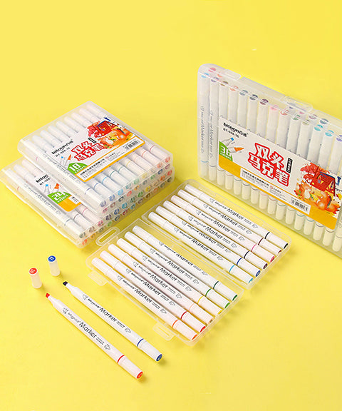 12/18/36 Colors Dual Tip Art Marker Pens