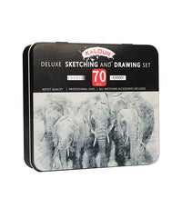 70 Pcs Drawing and Sketch Pencil Set