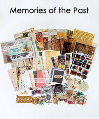 140 Pcs Collect Messenger Stickers & Material Paper Set