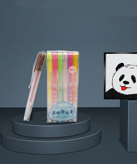 6 Pcs Candy Color 3D Jelly Gel Pen Set