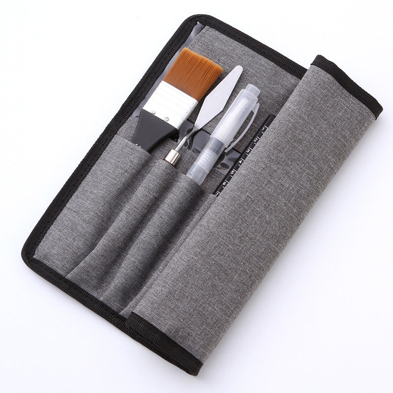 18pcs/set Nylon Hair Wooden Handle Watercolor Paint Brush Pen Scrubbing Scraper Acrylic Painting Art Paint Brushes Supplies