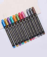 20 Pcs Medium Tip Calligraphy Metallic Pens
