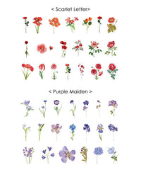 240 Pcs Garden Charm Sticker Set