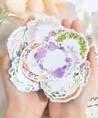 240 Pcs Colorful Garland Writable Stickers Set
