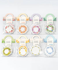 240 Pcs Colorful Garland Writable Stickers Set