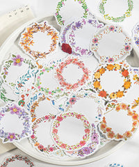 240 Pcs Colorful Garland Writable Stickers Set