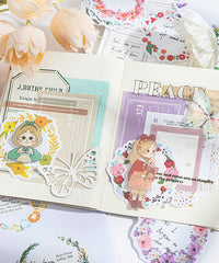 240 Pcs Colorful Garland Writable Stickers Set