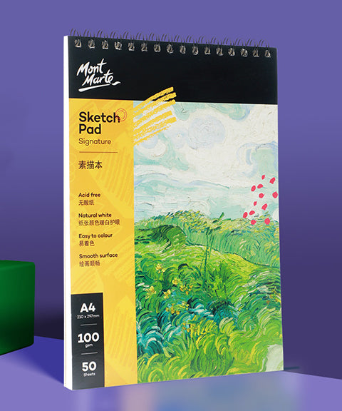 25 Sheets 100 GSM Sketch Pad A4