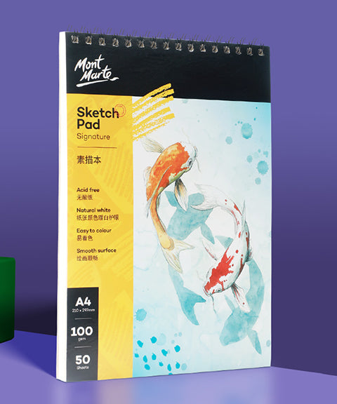 25 Sheets 100 GSM Sketch Pad A4