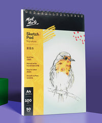 25 Sheets 100 GSM Sketch Pad A4