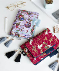 Handmade Classical Phoenix & Crane Bullet Journal