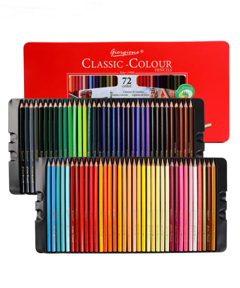 72 Colors Professional Oil Based Colored Pencils