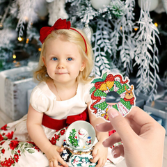 Christmas DIY Diamond Painting Kit With Keychains