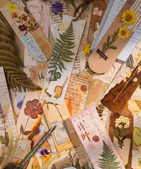 30 Sheets Natural Forest Paper Bookmarks