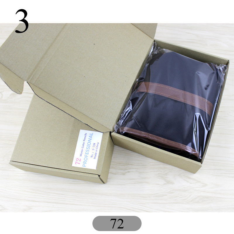 Professional Water Color Pencils 36/48/72 Colors Water Soluble Drawing Pencil Set Drawing Pencil Set Wooden Colorful Pens for School Painting Student Artist Art Supplies