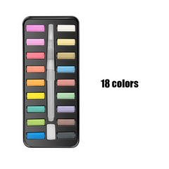 Colors Pigment for Watercolor Painting with Paint Brush&Watercolor Paper Painting Set